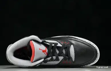 Hyperoad 2024 OG “Black Jordan 3 Cement” Air 0605